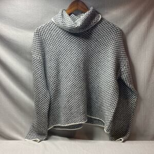 Christian Siriano patterned cowl neck sweater size small